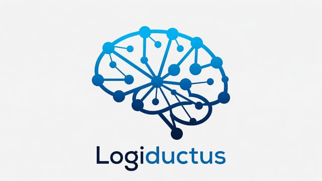 Logiductus logo — een blauwe kennisgraaf in de vorm van een brein